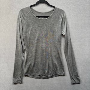 Segments Merino Wool Long Sleeve Base Layer Womens S Grey Warm Gorpcore Outdoors